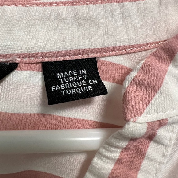 Vero Moda Pink/White striped tunic (Size xl) - Picture 6 of 6